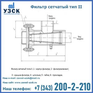 Фильтр сетчатый ФС по Т-ММ-11-2003 в Кисловодске