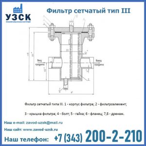 Фильтр сетчатый ФС по Т-ММ-11-2003 в Кисловодске